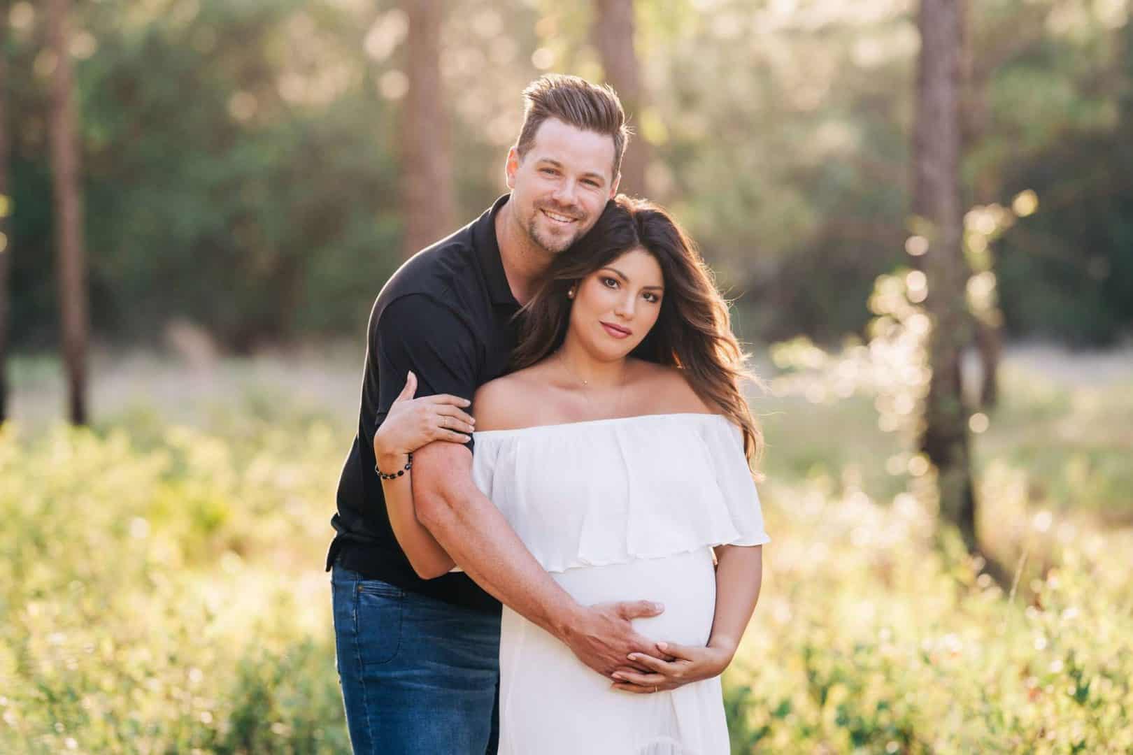 Husband and wife maternity photographer near Orlando Fl