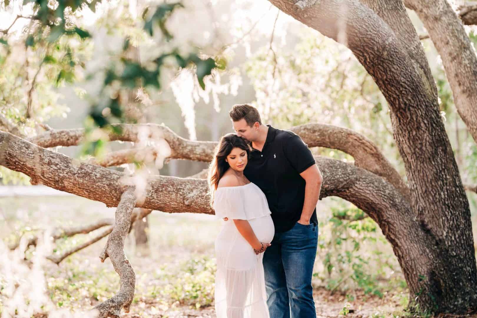 Husband and wife maternity photographer near Orlando Fl