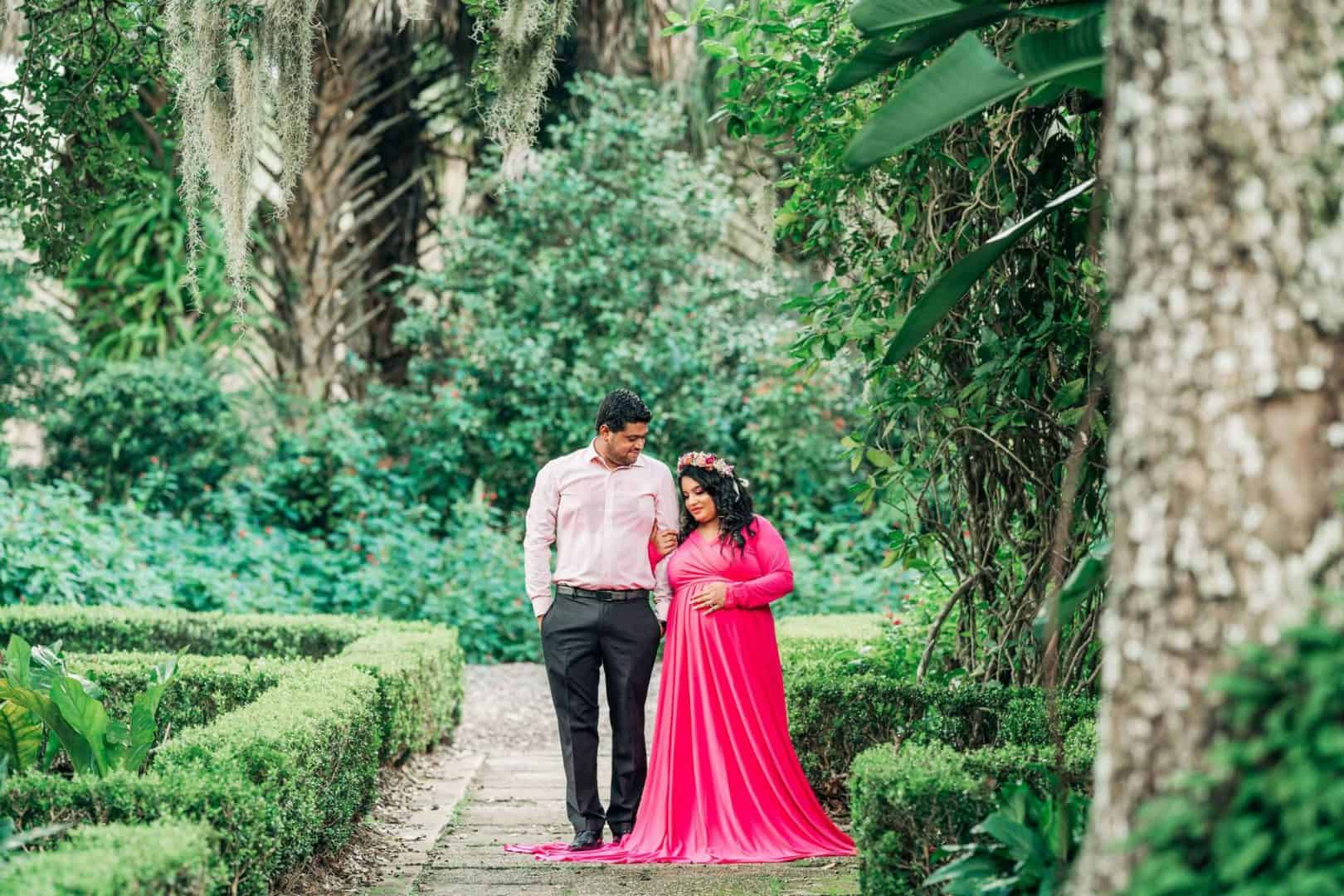 Husband and wife maternity photographer near Orlando Fl