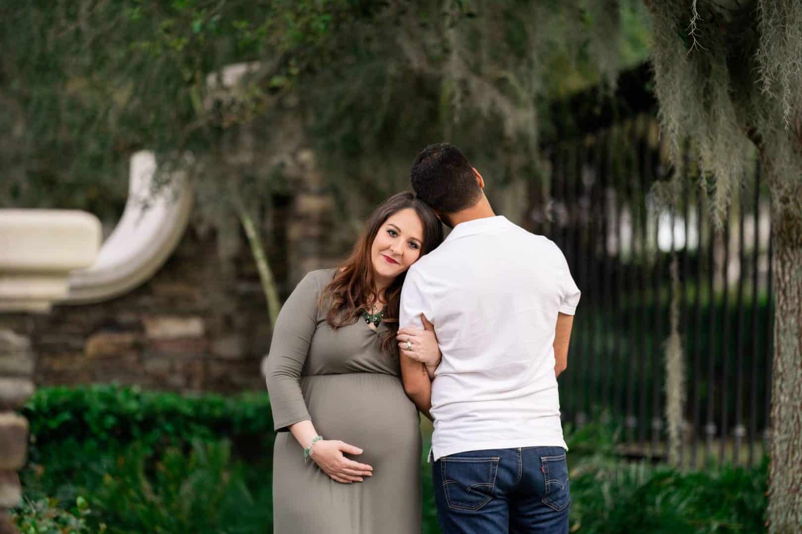 Husband and wife maternity photographer near Orlando Fl
