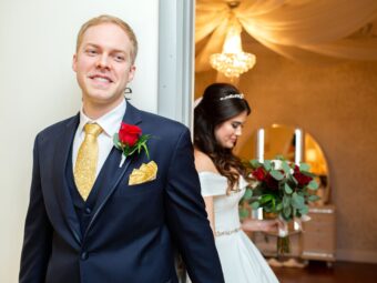 This is an Image of one of our Orlando Wedding Couples doing a 